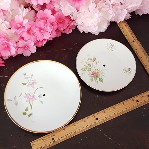 Handmade 2 Tier Cake Stand Dessert Jewelry Trinket Tray Tea Party Favor Gift - Picture 4 of 5